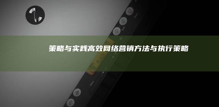 策略与实践：高效网络营销方法与执行策略